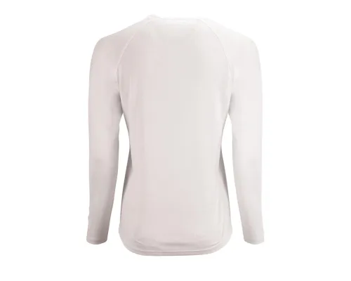 Футболка с длинным рукавом Sporty LSL Women, белая Футболка с длинным рукавом Sporty LSL Women, белая