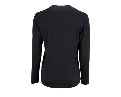 Футболка с длинным рукавом Sporty LSL Women, черная Футболка с длинным рукавом Sporty LSL Women, черная