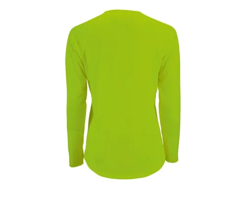 Футболка с длинным рукавом Sporty LSL Women, зеленый неон Футболка с длинным рукавом Sporty LSL Women, зеленый неон
