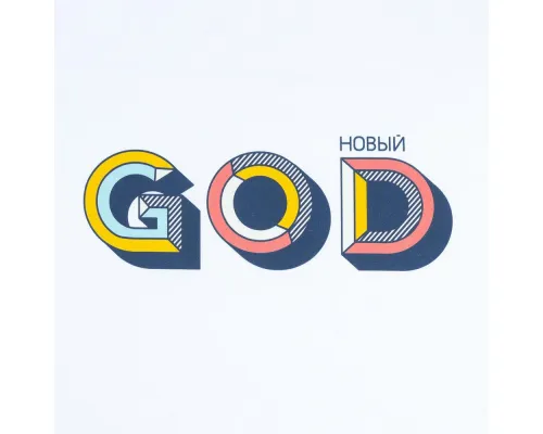 Футболка женская «Новый GOD», белая Футболка женская «Новый GOD», белая