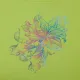 Футболка женская Vibrance, зеленое яблоко