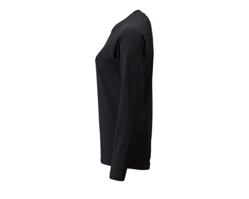 Футболка с длинным рукавом Sporty LSL Women, черная Футболка с длинным рукавом Sporty LSL Women, черная