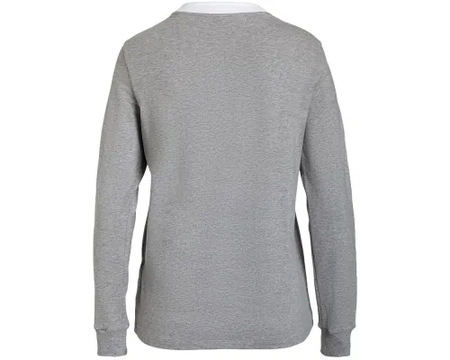 Футболка женская с длинным рукавом 3 Stripes LS, серый меланж Футболка женская с длинным рукавом 3 Stripes LS, серый меланж