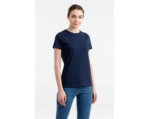 Футболка женская T-bolka Stretch Light Lady, темно-синяя (navy)