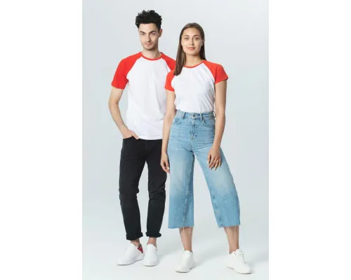 Футболка мужская T-bolka Bicolor, белая с черным Футболка мужская T-bolka Bicolor, белая с черным