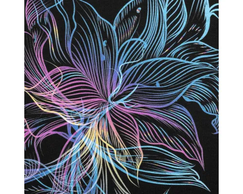 Футболка женская Vibrance, черная Футболка женская Vibrance, черная