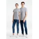 Футболка женская T-bolka Stretch Light Lady, серый меланж