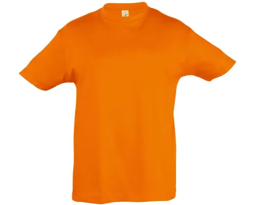 Футболка детская Regent Kids 150, оранжевая Футболка детская Regent Kids 150, оранжевая