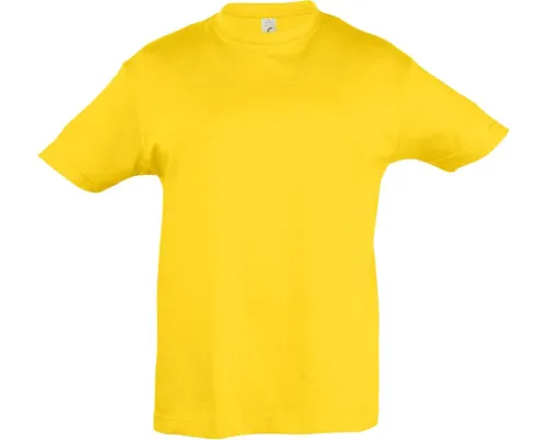 Футболка детская Regent Kids 150, желтая Футболка детская Regent Kids 150, желтая