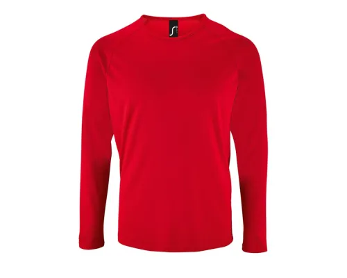 Футболка с длинным рукавом Sporty LSL Men, красная Футболка с длинным рукавом Sporty LSL Men, красная