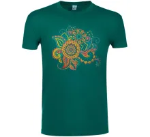 Футболка «Узор», зеленая