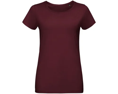 Футболка женская Martin Women, бордовая Футболка женская Martin Women, бордовая