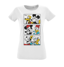 Футболка женская Mickey & Friends, белая