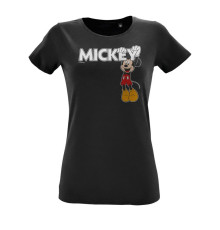 Футболка женская Mickey, черная