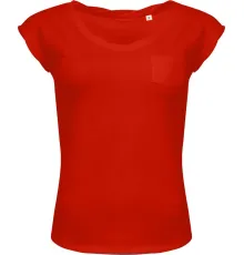 Футболка женская Mod Women 150 оранжево-красная