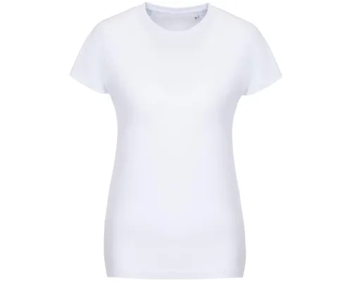 Футболка женская T-bolka Bicolor Lady, белая Футболка женская T-bolka Bicolor Lady, белая