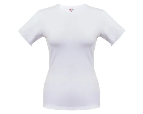 Футболка женская T-bolka Stretch Lady, белая Футболка женская T-bolka Stretch Lady, белая