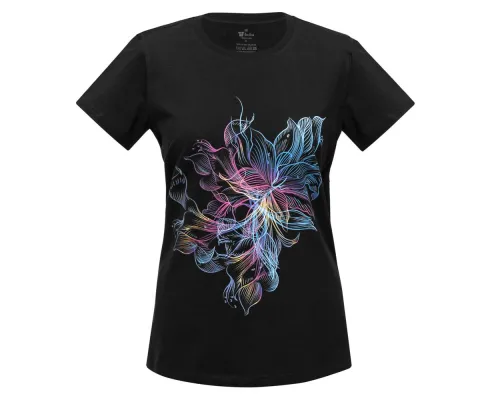 Футболка женская Vibrance, черная Футболка женская Vibrance, черная