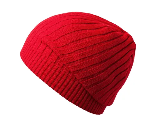 Шапка Stripes, красная (алая)
