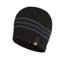 Шапка Tiro, черная с серым