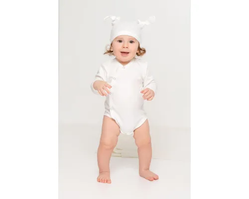 Боди детское Baby Prime, молочно-белое