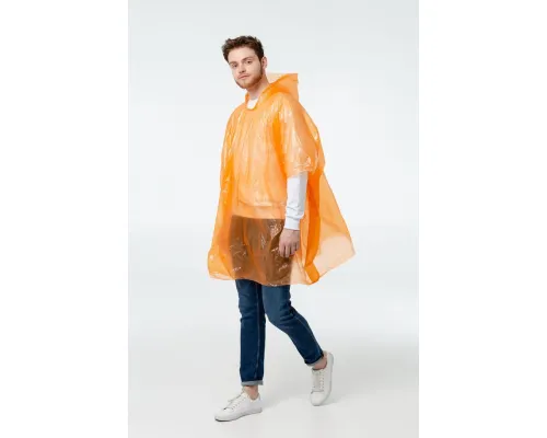 Дождевик-пончо RainProof, оранжевый Дождевик-пончо RainProof, оранжевый