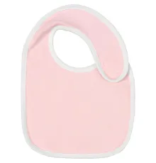 Нагрудник детский Baby Prime, розовый с молочно-белым