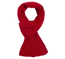 Шарф Stripes, красный (алый)