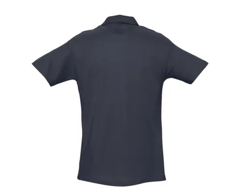 Рубашка поло мужская Spring 210 темно-синяя (navy)