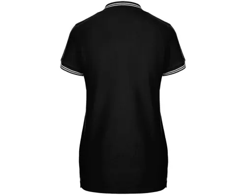 Рубашка поло женская Virma Stripes Lady, черная Рубашка поло женская Virma Stripes Lady, черная