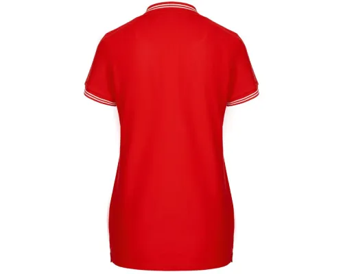 Рубашка поло женская Virma Stripes Lady, красная Рубашка поло женская Virma Stripes Lady, красная