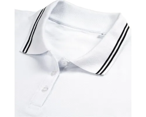 Рубашка поло женская Virma Stripes Lady, белая Рубашка поло женская Virma Stripes Lady, белая