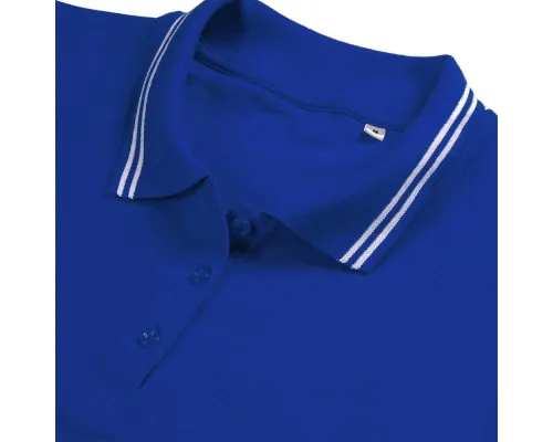 Рубашка поло женская Virma Stripes Lady, ярко-синяя Рубашка поло женская Virma Stripes Lady, ярко-синяя