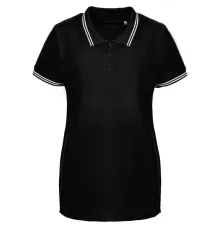 Рубашка поло женская Virma Stripes Lady, черная