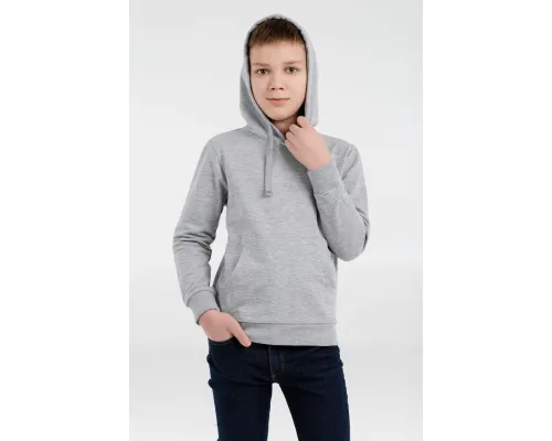 Толстовка с капюшоном детская Kirenga Kids, серый меланж