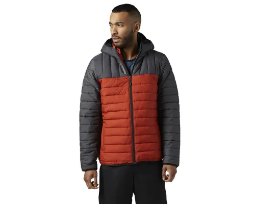 Куртка мужская Outdoor, серая с оранжевым Куртка мужская Outdoor, серая с оранжевым