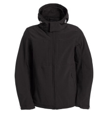 Куртка мужская Hooded Softshell черная