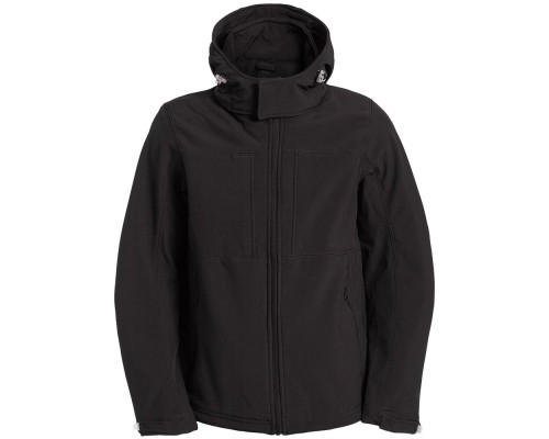 Куртка мужская Hooded Softshell черная