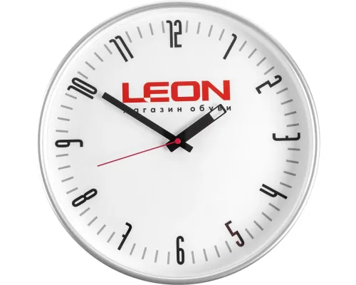 Часы настенные ChronoTop, серебристые
