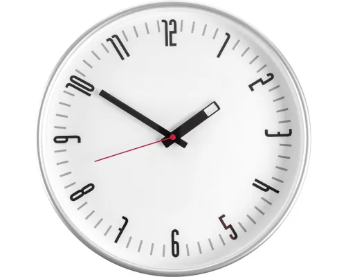 Часы настенные ChronoTop, серебристые
