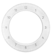 Часы настенные The Only Clock, белые