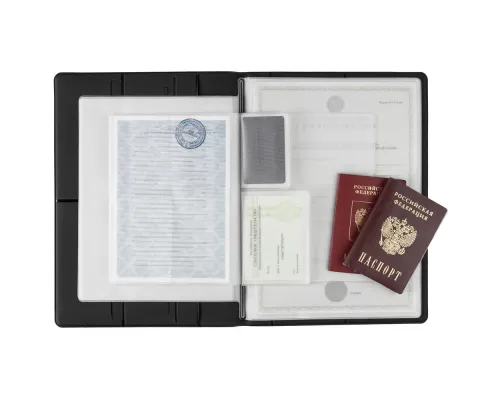 Папка для хранения документов Devon Maxi, черная Папка для хранения документов Devon Maxi, черная