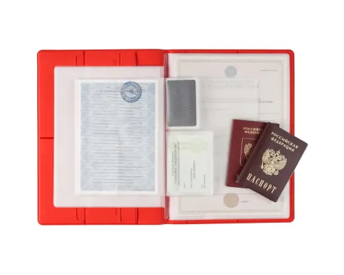 Папка для хранения документов Devon Maxi, красная Папка для хранения документов Devon Maxi, красная