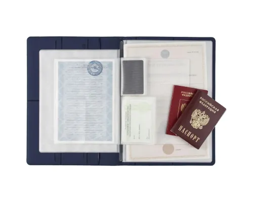 Папка для хранения документов Devon Maxi, синяя Папка для хранения документов Devon Maxi, синяя