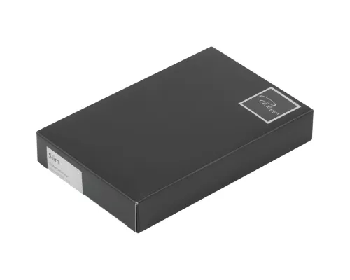 Футляр для визитных карт Slim, черный Футляр для визитных карт Slim, черный