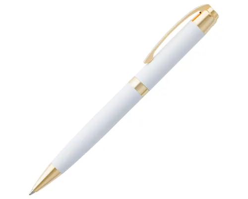 Ручка шариковая Razzo Gold, белая Ручка шариковая Razzo Gold, белая