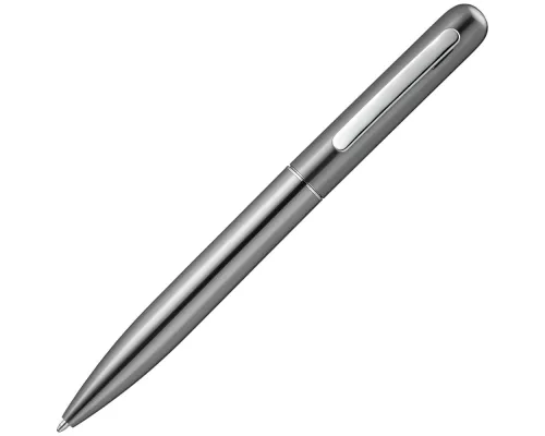 Ручка шариковая Scribo, серо-стальная Ручка шариковая Scribo, серо-стальная