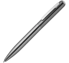 Ручка шариковая Scribo, серо-стальная