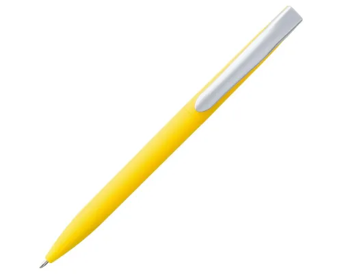 Ручка шариковая Pin Soft Touch, желтая Ручка шариковая Pin Soft Touch, желтая