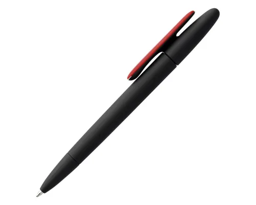 Ручка шариковая Prodir DS5 TRR-P Soft Touch, черная с красным Ручка шариковая Prodir DS5 TRR-P Soft Touch, черная с красным